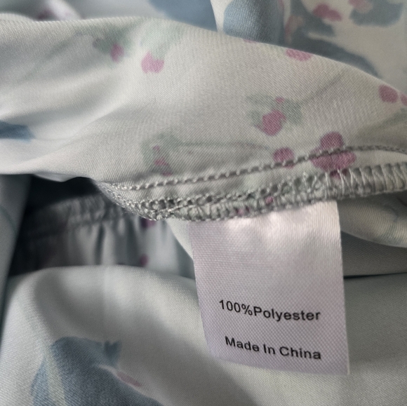 Tuckernuck Indigo Blue Botanical Tory Tiered Dress XXXL - Picture 10 of 10